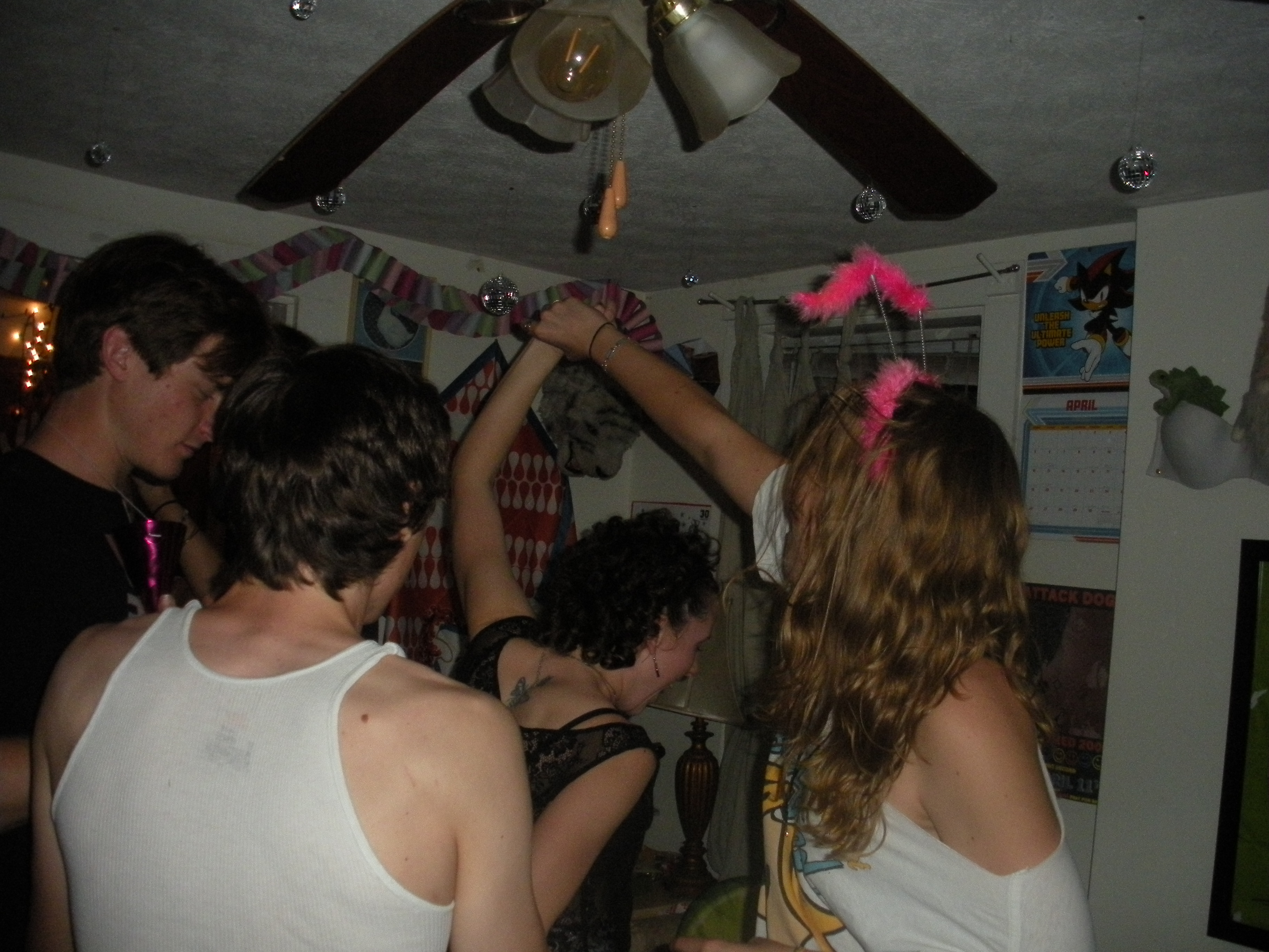 Dancing with friends